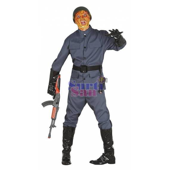  Disfraz de soldado de Halloween para niños, talla L : Juguetes  y Juegos