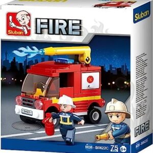 Sluban Cochecito De Bomberos Con manguera