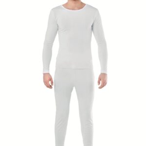 Maillot blanco 2 piezas hombre spandex K7997