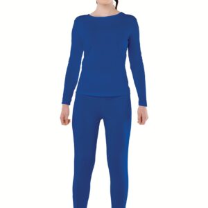 Maillot azul 2 piezas mujer spandex K8024
