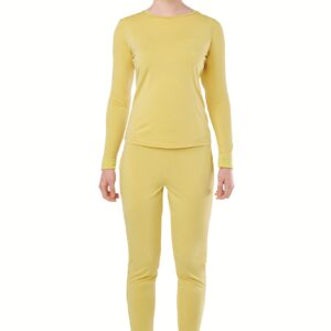 Maillot amarillo 2 piezas mujer spandex K8097